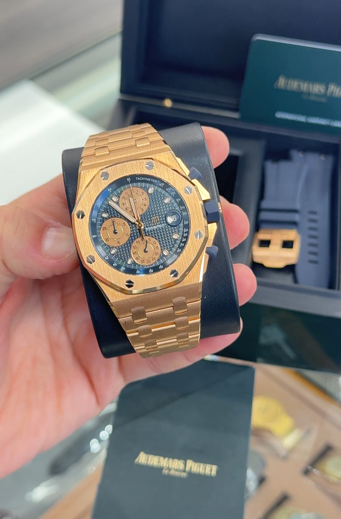 Audemars Piguet 42 Royal Oak Offshore Chronograph  26238OR.OO.2000OR.01  PreOwned Box and Papers
