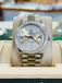 Rolex Day-Date 40 228349RBR President White Gold Factory Silver Baguette Diamond Dial & Diamond Bezel MINT 