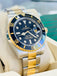 Rolex Submariner Date 116613LN Black Serti Dial  Two-Tone Yellow Gold & Steel 40  Box and Papers PreOwned - Diamonds East Intl.