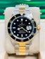 Rolex Submariner 16613 Steel 18k Yellow Gold Oyster Bracelet Black Bezel Watch MINT