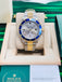 Rolex Submariner Date 16613 Yellow Gold Stainless Steel Oyster Preowned Factory Silver Diamond Serti Dial