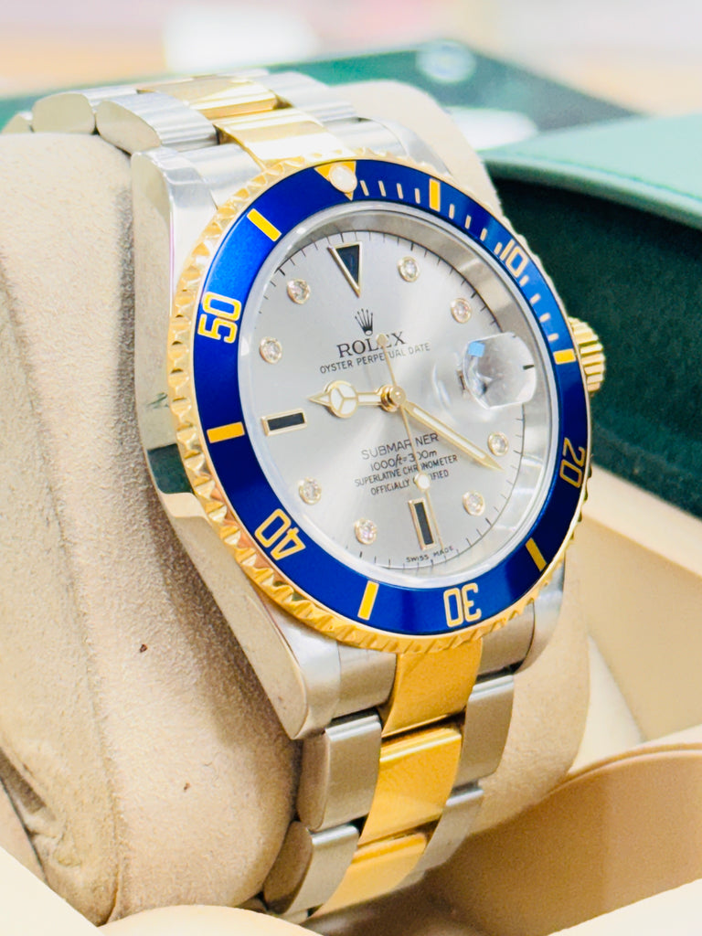 Rolex Submariner Date 16613 Yellow Gold Stainless Steel Oyster