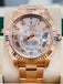 Rolex Sky-Dweller 326935 18K Rose Gold Sundust Dial Box and Papers PreOwned