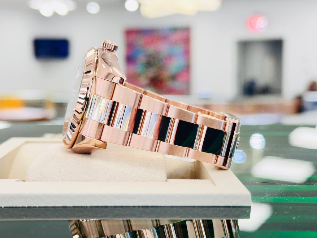 Rolex Sky-Dweller 326935 18K Rose Gold Sundust Dial Box and Papers PreOwned