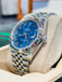 Rolex Datejust 41 126334 Blue Azzurro Roman Dial Stainless Steel Fluted Bezel Jubilee Bracelet PreOwned