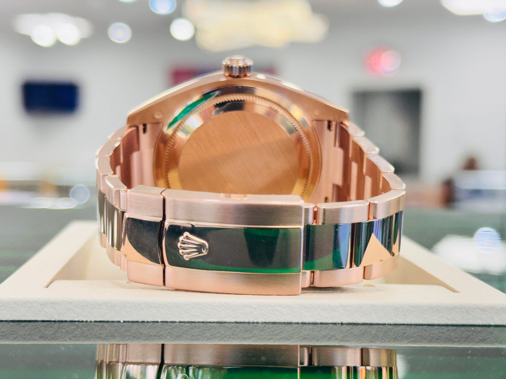Rolex Sky-Dweller 326935 18K Rose Gold Sundust Dial Box and Papers PreOwned