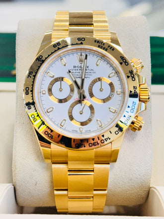 Rolex Cosmograph Daytona  116508 White Dial  PreOwned - Diamonds East Intl.