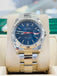 Rolex Datejust 36 116264 Turn-O-Graph Blue Dial  Steel 18K Gold Bezel  PreOwned - Diamonds East Intl.