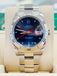 Rolex Datejust 36 116264 Turn-O-Graph Blue Dial  Steel 18K Gold Bezel  PreOwned - Diamonds East Intl.