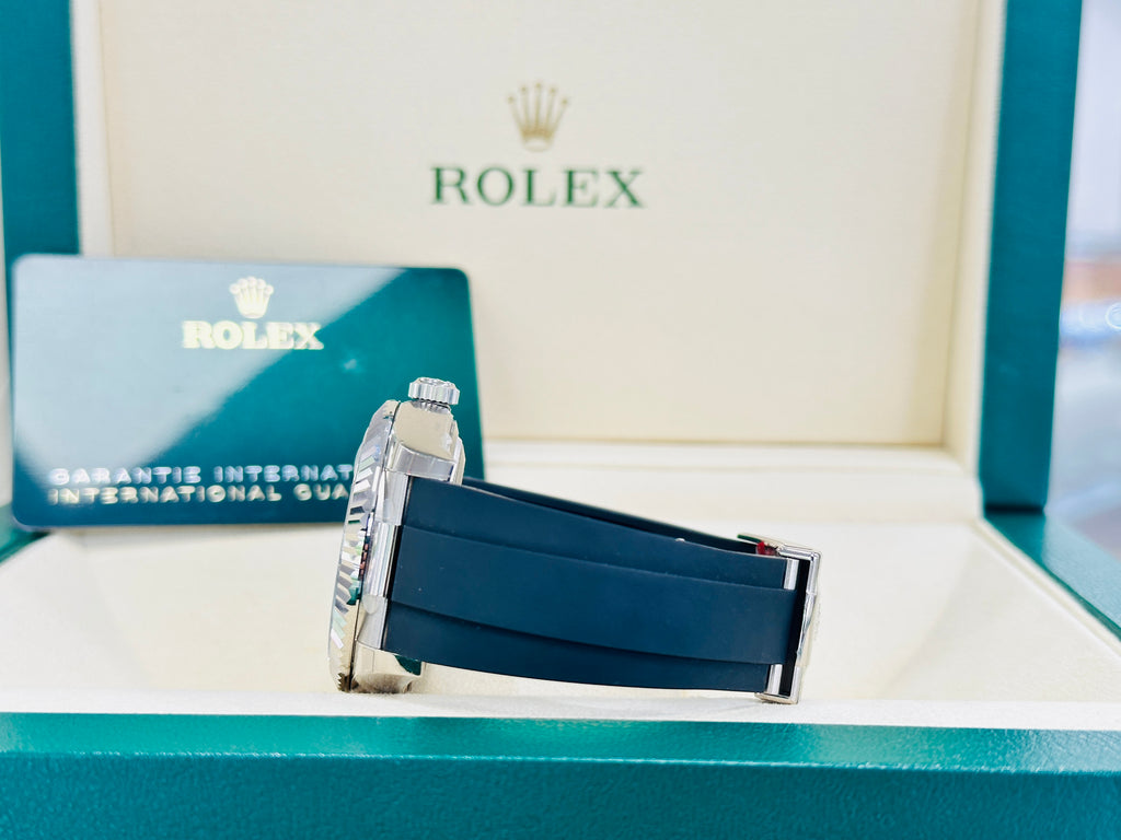 Rolex Sky-Dweller 336239 Oyster Flex 18K White Gold Box and Papers UNWORN FULLY STICKERED! - Diamonds East Intl.