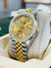 Rolex Datejust 41 126303  18k Yellow Gold/Steel Jubilee Champagne Dial Custom Diamond Bezel Jubilee Box and Papers PreOwned - Diamonds East Intl.