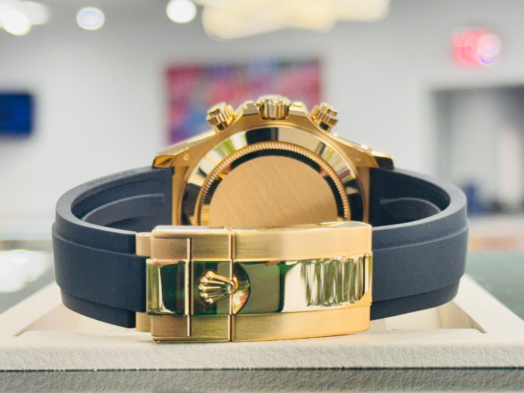 Rolex Daytona 116518LN  Factory Champagne Diamond Dial  OysterFlex Box and Papers Unworn - Diamonds East Intl.