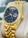 Rolex  Day-Date 36 18038 Factory Blueish / Purple Jubilee Dial Rare Jubilee Band 6 million Serial Number Vintage COMPLETED BOX PAPERS - Diamonds East Intl.
