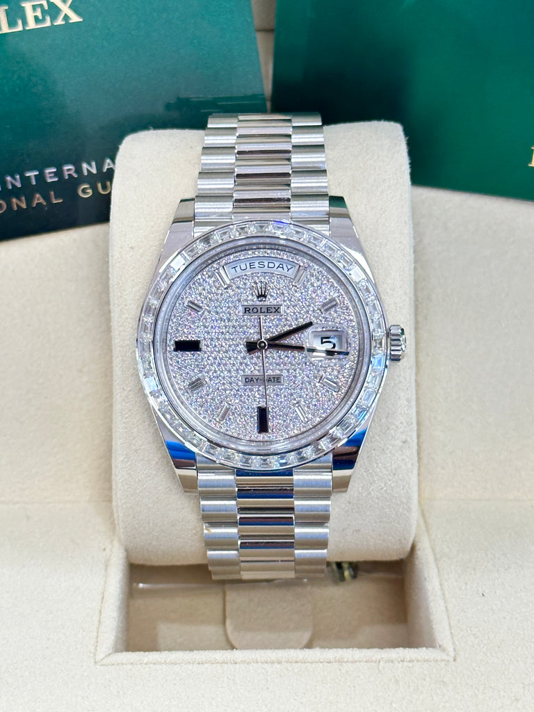 Platinum Datejust 40 Rolex Platinum Day-Date 40 228396TBR