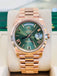 Rolex Day-Date 40 228235  Olive Green President Rose Gold  MINT