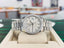 Rolex Day-Date 36 118239 Factory Silver Baguette Diamond Dial  Custom Diamond Bezel PreOwned - Diamonds East Intl.