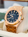 Audemars Piguet Royal Oak 37 Selfwinding Ladies Automatic Black Dial Rose Gold 15450OR.OO.D002CR.01  UNWORN Factory AP Rose Gold Band - Diamonds East Intl.