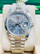 Rolex Day-Date 40 228239 Dark Rhodium Stripe Motif Dial Box and Papers UNWORN FULLY STICKRED!