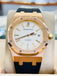 Audemars Piguet Royal Oak Selfwinding 39mm 18K Rose Gold "JUMBO" White Dial 15300OR MINT 