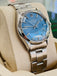 Rolex Air King  5500 Blue Dial Precision Watch