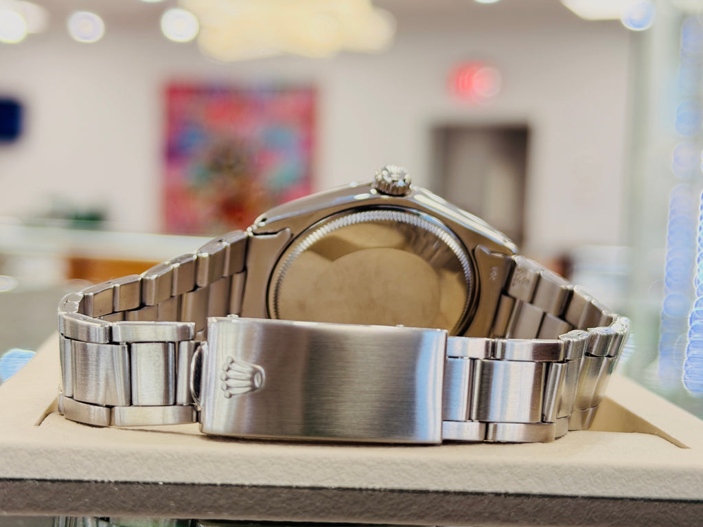 Rolex Air King  5500 Blue Dial Precision Watch