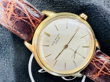 Patek Phillipe Calatrava 2551 36mm Yellow Gold Automatic Watch - Diamonds East Intl.