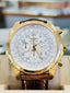 Breitling Bentley Le Mans K22362 Yellow gold White Dial Chronograph Limited edition 14/24  PreOwned