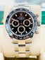 Rolex Daytona Cosmograph 116520 40mm Stainless Steel Black Dial Custom Black Ceramic Bezel Box and Papers MINT