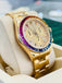 Rolex Daytona 116528 40 18k Yellow Gold Custom Rainbow Bezel Custom Pave Diamonds & Sapphires Dial  PreOwned - Diamonds East Intl.