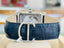 Cartier Tank MC WSTA0010 Large Blue Dial Stainless Steel Leather Automatic  Box and Papers PreOwned - Diamonds East Intl.