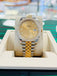 Rolex Datejust 41 126333 Champagne Diamond Dial Custom Diamond Bezel Steel & Yellow Gold PreOwned B&P - Diamonds East Intl.