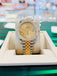 Rolex Datejust 41 126333 Champagne Diamond Dial Custom Diamond Bezel Steel & Yellow Gold PreOwned B&P - Diamonds East Intl.