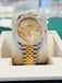 Rolex Datejust 41 126333 Champagne Diamond Dial Custom Diamond Bezel Steel & Yellow Gold PreOwned B&P - Diamonds East Intl.