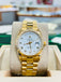 Rolex Day-Date 36 18038  Yellow Gold White Roman Dial PreOwned - Diamonds East Intl.