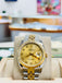 Rolex Datejust 36 116233 18K Yellow Gold / SS Champagne Roman Dial Fluted Bezel Jubilee MINT