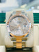 Rolex Datejust 41 126301  Custom Baguette Diamond Sundust Dial Everose & Steel Oyster Band Smooth Bezel PreOwned - Diamonds East Intl.