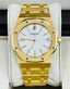 Audemars Piguet Royal Oak Jumbo 15202BA.OO.0944BA.01 Ultra-Thin Yellow Gold 39  Discontinued Box and Papers MINT