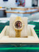Rolex Lady-Datejust 69138 Women's President 26mm Yellow Gold Factory Diamond Bezel Custom Tahitian Diamond Mother Of Pearl Dial MINT - Diamonds East Intl.