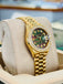 Rolex Lady-Datejust 69138 Women's President 26mm Yellow Gold Factory Diamond Bezel Custom Tahitian Diamond Mother Of Pearl Dial MINT