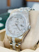 Rolex Day-Date 18956 39 Pearlmaster with Baguette bezel Factory Diamond Meteorite Dial and Factory Diamond Bracelet box and Papers MINT - Diamonds East Intl.