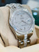 Rolex Day-Date 18956 39 Pearlmaster with Baguette bezel Factory Diamond Meteorite Dial and Factory Diamond Bracelet box and Papers MINT 
