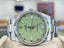 Rolex Oyster Perpetual 124300 41 Custom pistachio Green Dial Box And Papers MINT