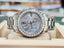 Rolex Datejust 31 Pearlmaster Midsize 81299  White Gold Diamond Pave Flamme Dial Box & Papers MINT