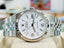 Rolex Land-Dweller 127334 40mm Stainless Steel White Gold Bezel White Honeycomb Dial Box and Papers Unworn