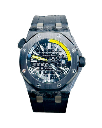 Audemars Piguet Royal Oak Offshore Diver Carbon Fiber 15706AU.00.A002CA.01 MINT - Diamonds East Intl.