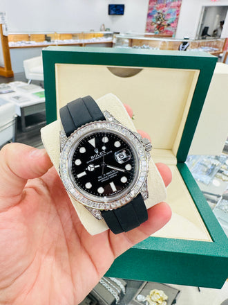 Rolex Yacht-Master  42mm 226679TBR Oysterflex FACTORY DIAMONDS Unworn B/P - Diamonds East Intl.