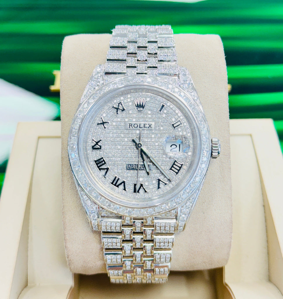 Rolex pave diamond datejust Clearance