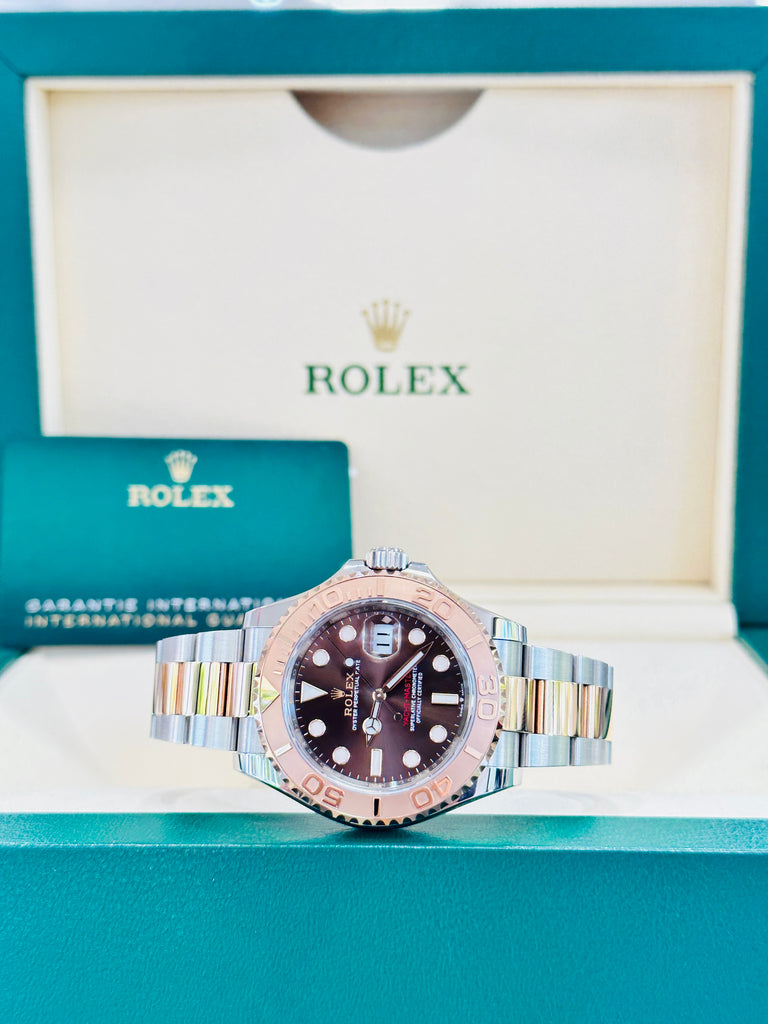 Rolex Yacht Master two tones 126621 chocolate Dial 2022 mint