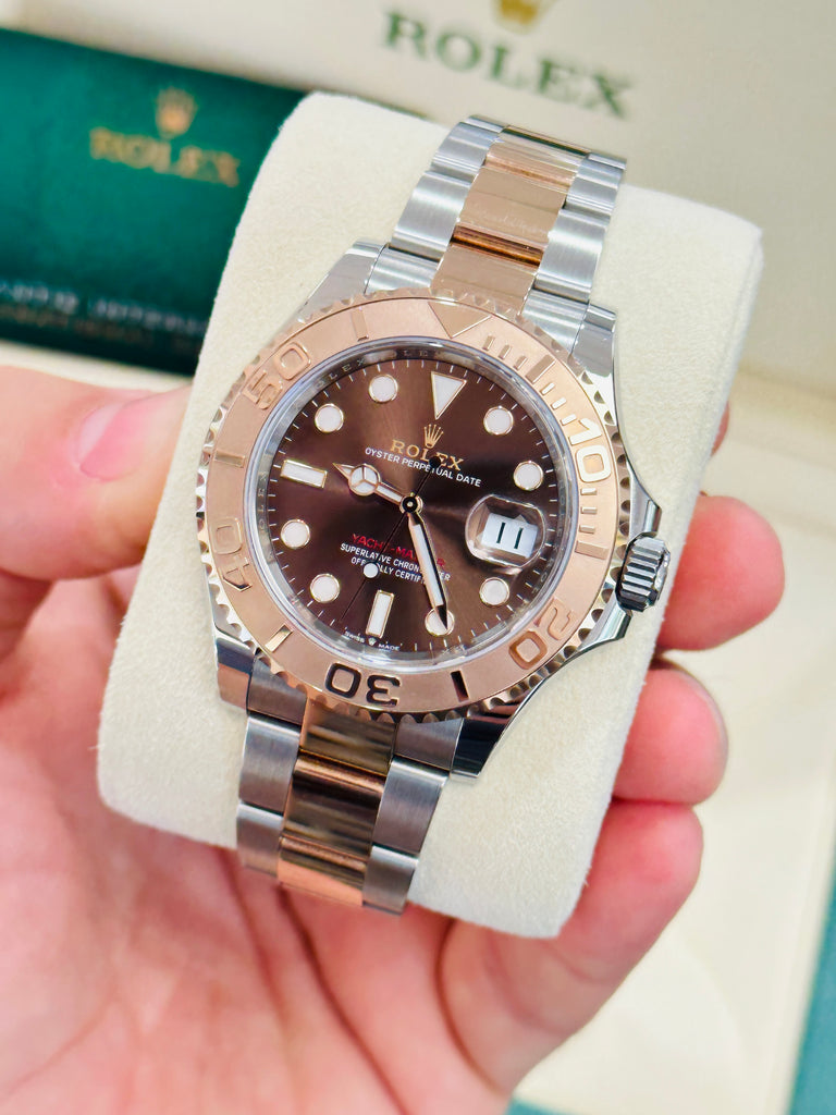 Rolex Yachtmaster rose gold chocolate - AllWatchMarket