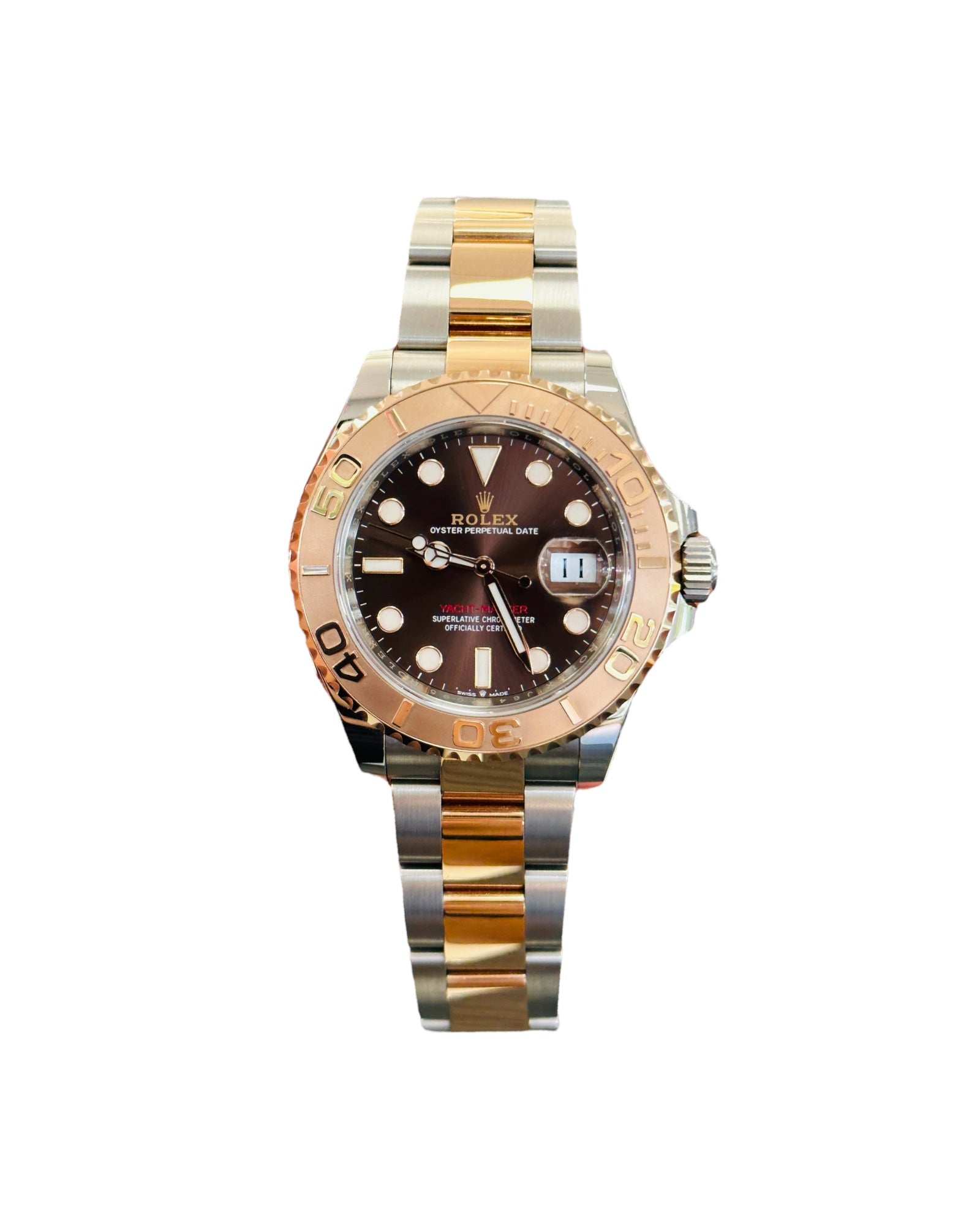 Rolex Yacht-Master 40 Black Dial Automatic Men's Steel and 18 ct Everose  Gold Oyster Watch 126621BKSO